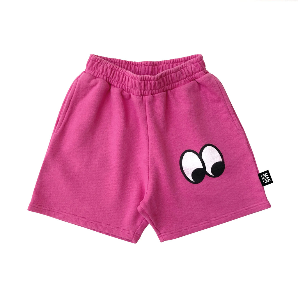 EYEBALL PINK Board Shorts Little Man Happy