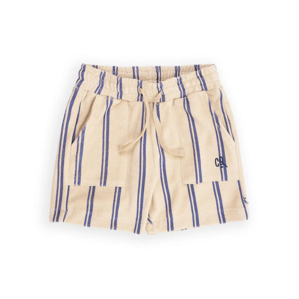 Losse short "Stripes blue" CarlijnQ
