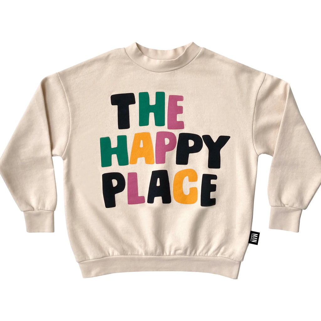 THE HAPPY PLACE Sandshell Sweatshirt Little Man Happy