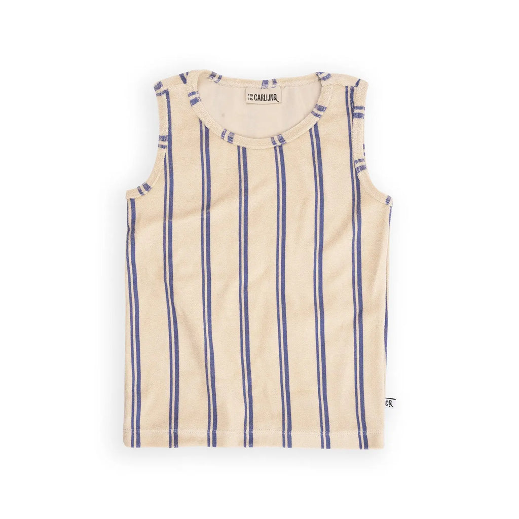 Tanktop "Stripes blue" CarlijnQ