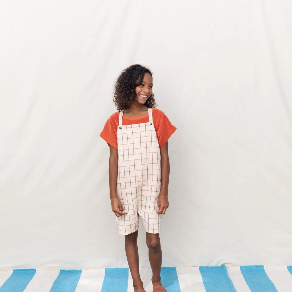 Tomato net Short pocket dungarees Monkind