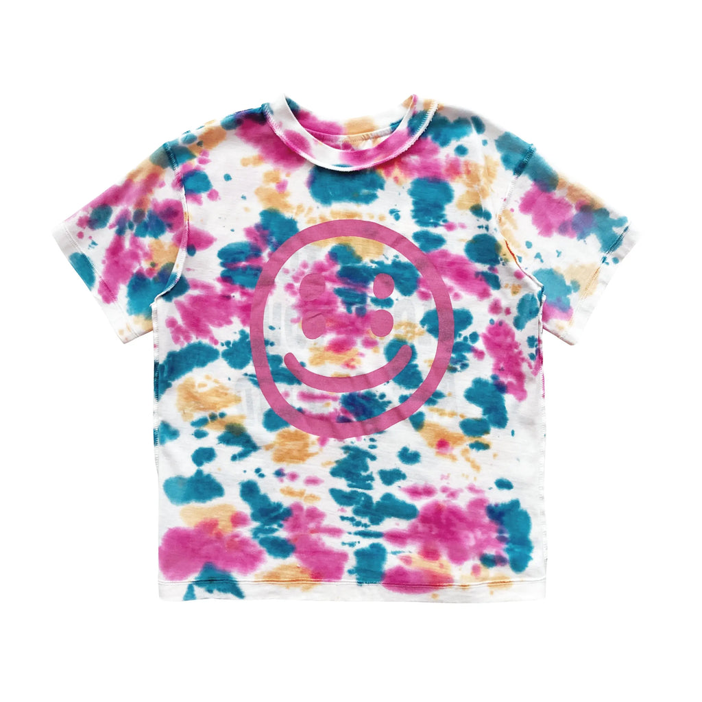 YOU ARE TOO OLD TIE DYE Skate T-Shirt Little Man Happy